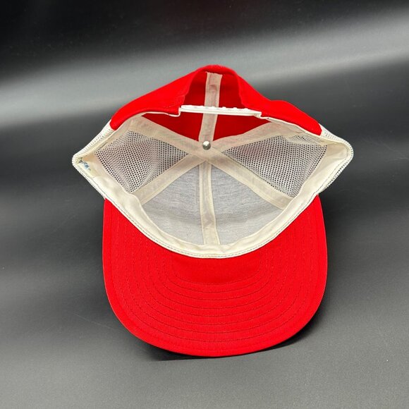 Vintage 1970s Mickey Mouse Cap Hat Snapback Patch Walt Disney Productions Red - Picture 7 of 11